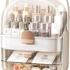 Egg Shape Makeup Storage Box Countertop Portable Vanity Cosmetics Organizer，makeup.jpg