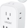 European Travel Plug Adapter Lencent International Type C Foldable Power Plug.jpg