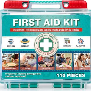 General Medi 110 Pieces Small First Aid Kit Hardcase.jpg