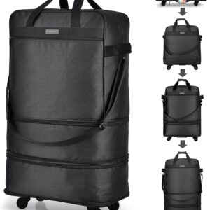 Hanke Suitcases With Wheels Expandable Foldable Luggage Bag Suitcase Collapsible.jpg