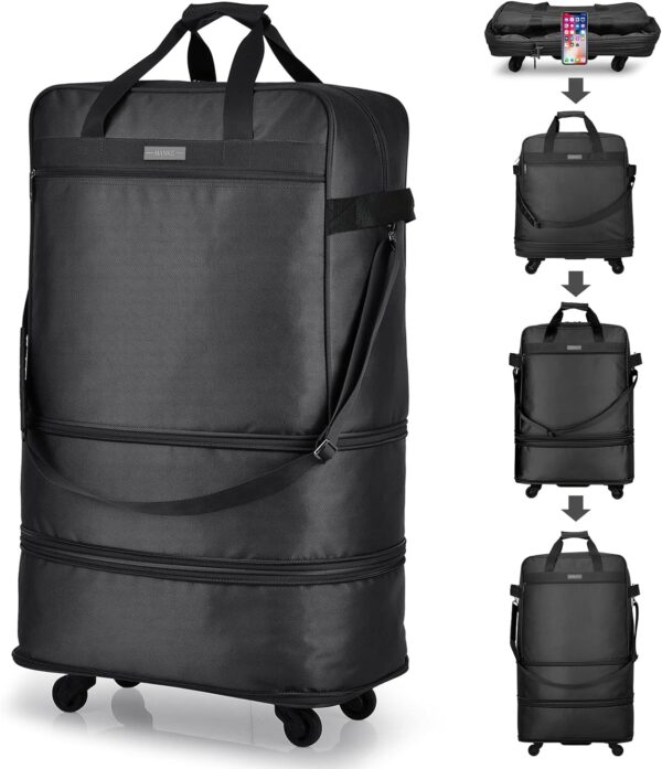 Hanke Suitcases With Wheels Expandable Foldable Luggage Bag Suitcase Collapsible.jpg