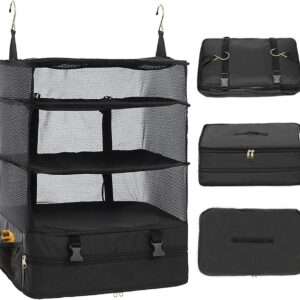 Hongmeru Portable Hanging Travel Shelves Packing Cubes For Suitcases Organizer.jpg