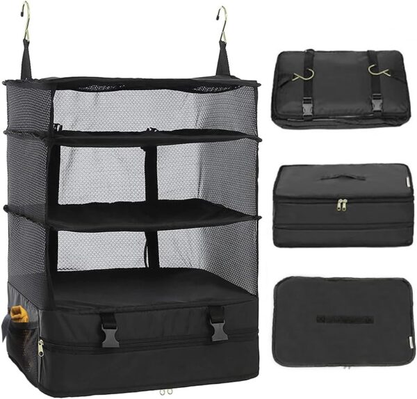 Hongmeru Portable Hanging Travel Shelves Packing Cubes For Suitcases Organizer.jpg