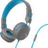 Jlab Studio On Ear Headphones Wired Headphones Grayblue Tangle Free Cord.jpg