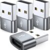 Jxmox Usb C Female To Usb Male Adapter 4 Pack Type.jpg