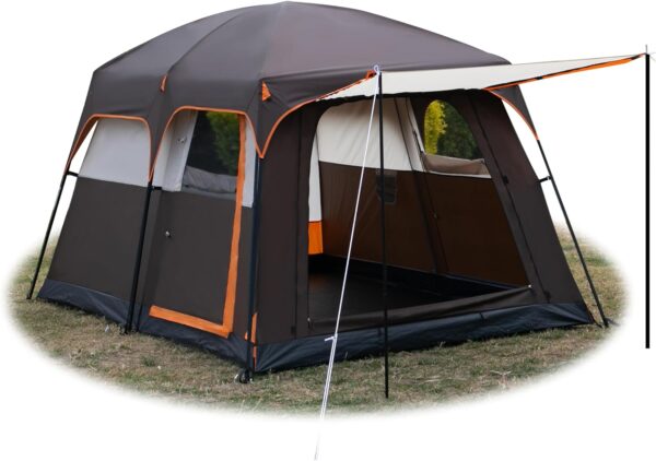 Ktt Large Tent 6 Personfamily Cabin Tentsstraight Wall3 Doors And.jpg