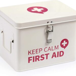 Keep Calm First Aid Medicine Organizer Storage Metal Box With.jpg