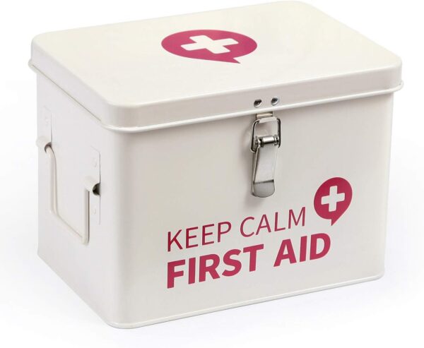 Keep Calm First Aid Medicine Organizer Storage Metal Box With.jpg