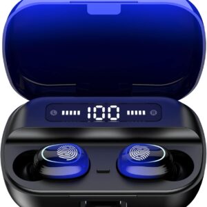 Kinganda Bluetooth Headphones True Wireless Earbuds Touch Control With Led.jpg