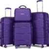 Leaves King Luggage 4 Piece Sets Hard Shell Luggage Set.jpg