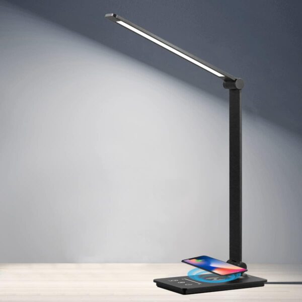 Led Desk Lamp With Wireless Charger Desk Lamp For College.jpg