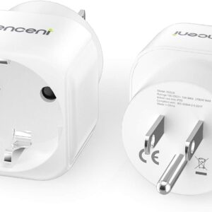 Lencent 2 Pack Europe To Us Plug Adaptereuropean To Usa.jpg