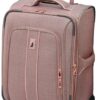 London Fog Newcastle Softside Expandable Spinner Luggage Rose Charcoal Herringbone.jpg