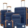 Long Vacation Luggage Set 4 Piece Abs Hardshell Suitcase With.jpg