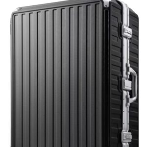 Luggex 28 Inch Luggage With Aluminum Frame 95l Polycarbonate Zipperless.jpg