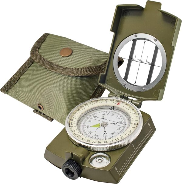 Lensatic Military Compass For Hiking Tritium Compass Military Grade.jpg