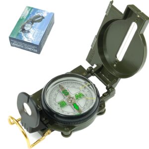 Military Compass Jyeastz Lensatic Sighting Compass For Hiking Multifunctional Outdoor.jpg