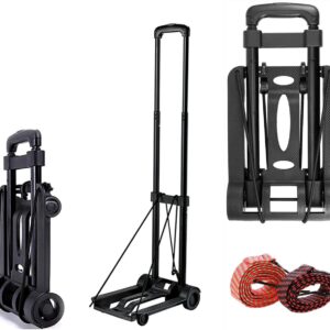 Minisize Folding Luggage Cart With 2 Wheels Lightweight Plastic Luggage.jpg