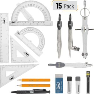 Mr Pen Geometry Set With 6 Inch Swing Arm Protractor.jpg