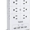 Multi Plug Outlet Surge Protector Nikleb 12 Electrical Outlet Extender.jpg