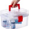 Mygift Premium Clear First Aid Bin With Detachable Tray And.jpg