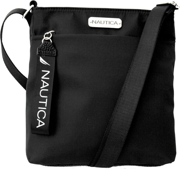 Nautica Womens Diver Nylon Small Womens Crossbody Bag Purse With.jpg