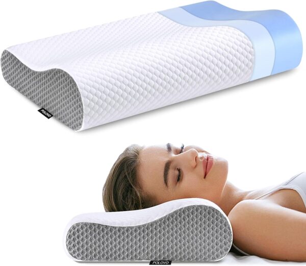 Neck Pillow Memory Foam For Pain Relief Bed Pillow For.jpg