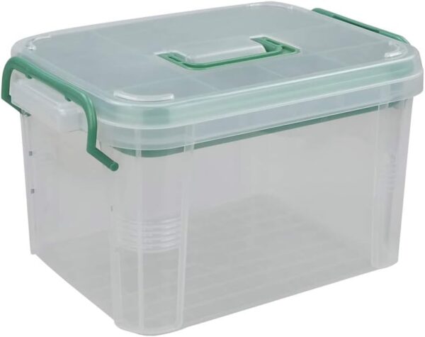 Nesmilers Large Family First Aid Box Clear Medicine Storage Box With.jpg