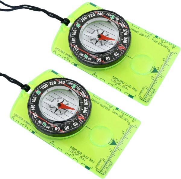 Orienteering Compass Camping Survival Compass Glow In The Dark Military.jpg