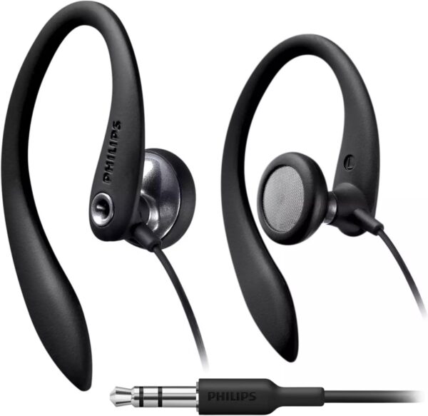 Philips Shs3200bk37 Flexible Earhook Headphones Black.jpg