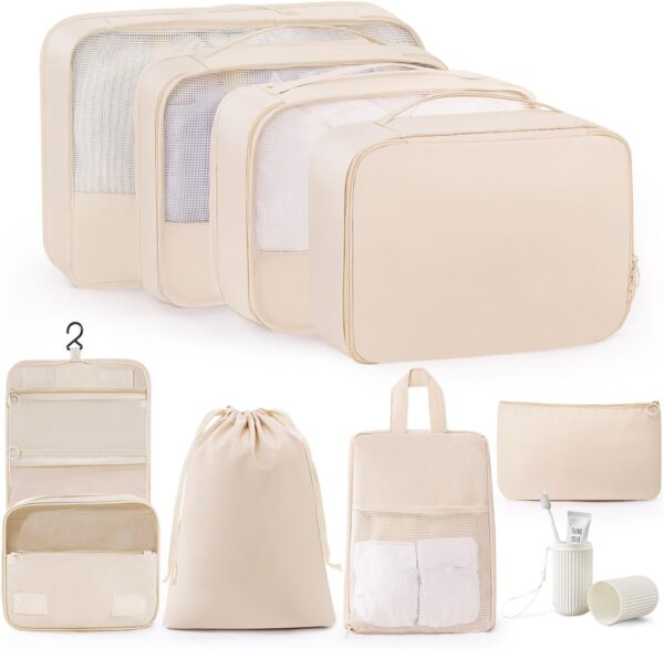 Packing Cubes 9 Set Suitcase Organizers Luggage Organizer Bags For.jpg