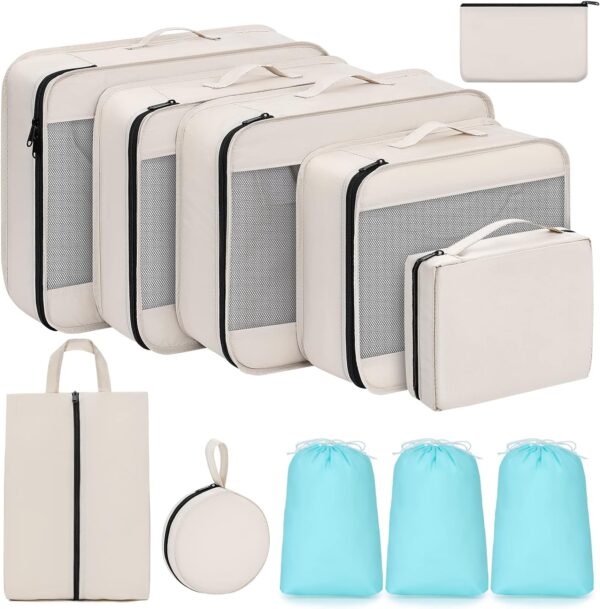 Packing Cubes For Travel 11 Set Suitcase Organizer Bags Set.jpg