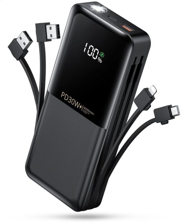 Power Bank Portable Phone Charger 40000mah Power Bank Pd30w Fast Charger Built In 2.jpg