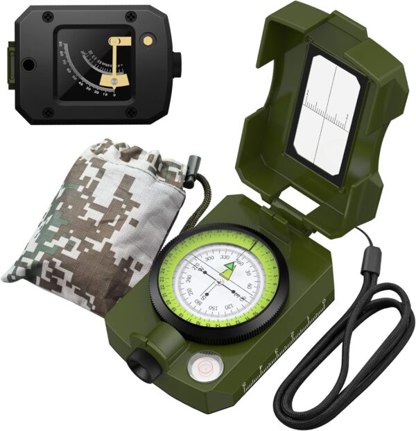 Proster Ip54 Hiking Compass With Sighting Clinometer Professional Military Compass.jpg