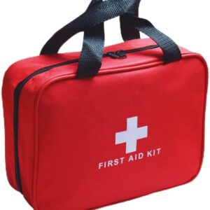 Red First Aid Kit Bag Empty Empty Travel First Aid.jpg