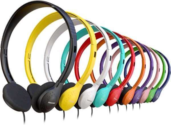 Redskypower 10 Pack Multi Color Kids Wired On Ear Headphones.jpg