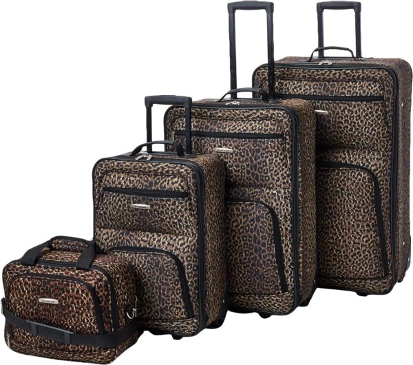 Rockland Jungle Softside Upright Luggage Leopard 4 Piece Set 14192428.jpg