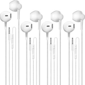 Shdkjxh Wired Earbuds Headphones 4 Pack 35mm Jack Ear Buds.jpg