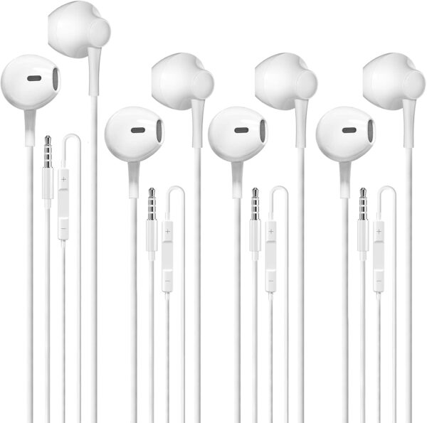 Shdkjxh Wired Earbuds Headphones 4 Pack 35mm Jack Ear Buds.jpg