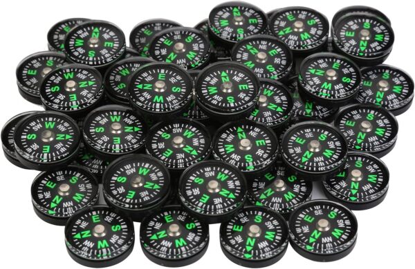 Small Compass Bulk 50 Pack Compass For Kids Tiny Button.jpg