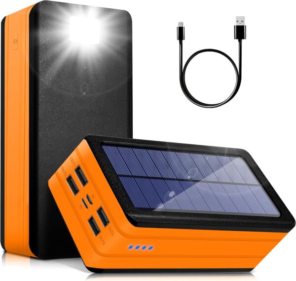 Solar Power Bank 50000mah Portable Solar Phone Charger With Flashlight.jpg