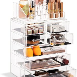 Sorbus Clear Cosmetic Makeup Organizer Make Up Jewelry.jpg