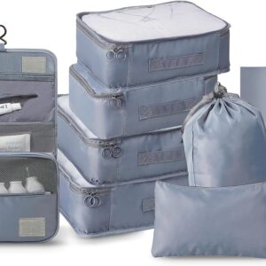 Tarfepa 8 Piece Compression Packing Cubes Set2 Colors For Luggage.jpg