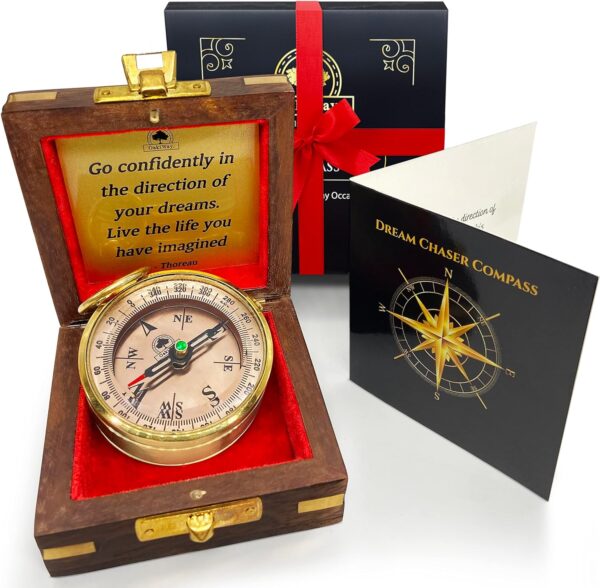 The Dream Chaser Compass In Wooden Box Graduation Gifts.jpg