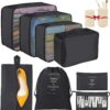 Travel Bags Packing Cubes 9 Set Lightweight Travel Luggage Organizers.jpg