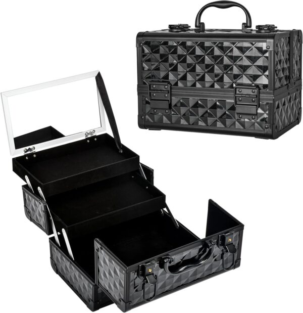 Travel Makeup Train Case Large Makeup Organizer I Makeup Bag.jpg