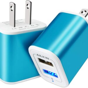 Usb Plug In Wall Charger Charging Block 2pack Ailkin 21a.jpg