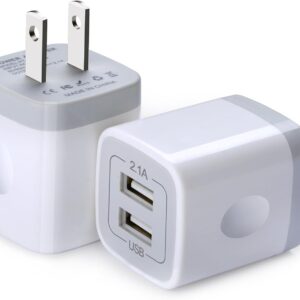 Usb Wall Charger Fivebox 2pack Dual Port 21amp Fast Brick.jpg