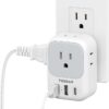 Usb Wall Charger Usb Plug Adapter Outlet Extender Tessan 3.jpg