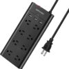 Wandofo 2 Prong 8 Outlet Power Strip 6 Ft Extension.jpg